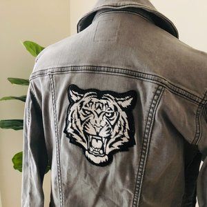 LuLaRoe Kenny Gray Denim Jacket - XXS